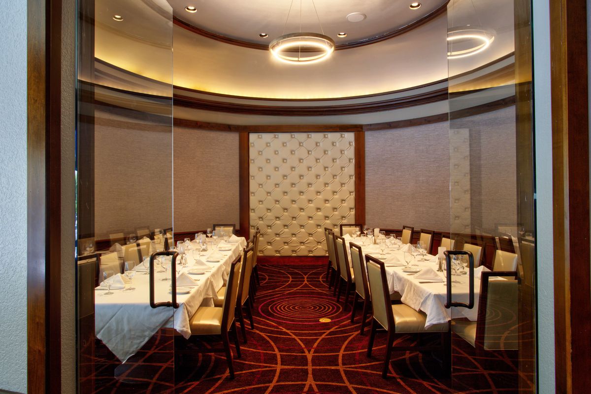 A private dining room