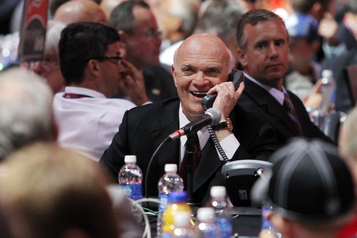 Yes, this is from the 2013 NHL Draft, but you can bet Lou Lamoriello will be on the phone for a good portion of tonight and tomorrow.