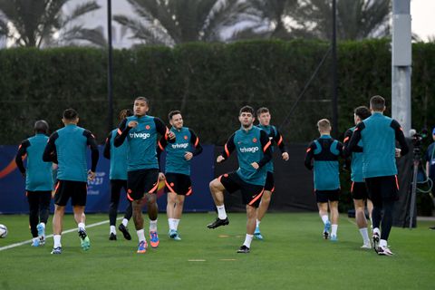 Mount misses Chelsea training; James travels but still working on 