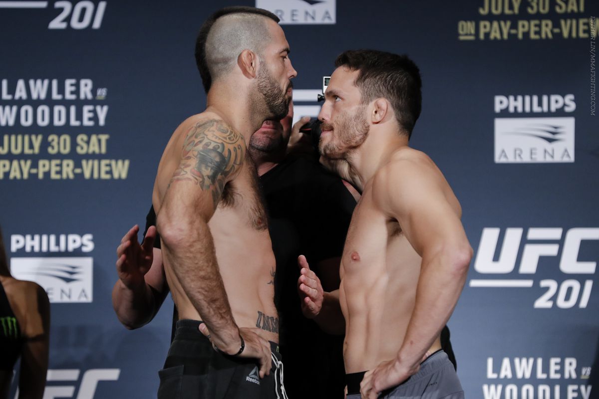 Matt Brown and Jake Ellenberger will square off on the UFC 201 main card Saturday.