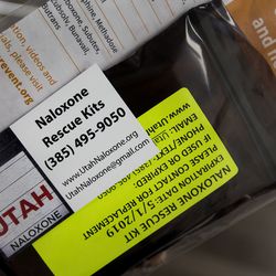 Naloxone kits were available for participants of a community training event at the Utah Support Advocates for Recovery Awareness office in Salt Lake City on Wednesday, Dec. 13, 2017.  Naloxone is an antidote for opioid overdose.