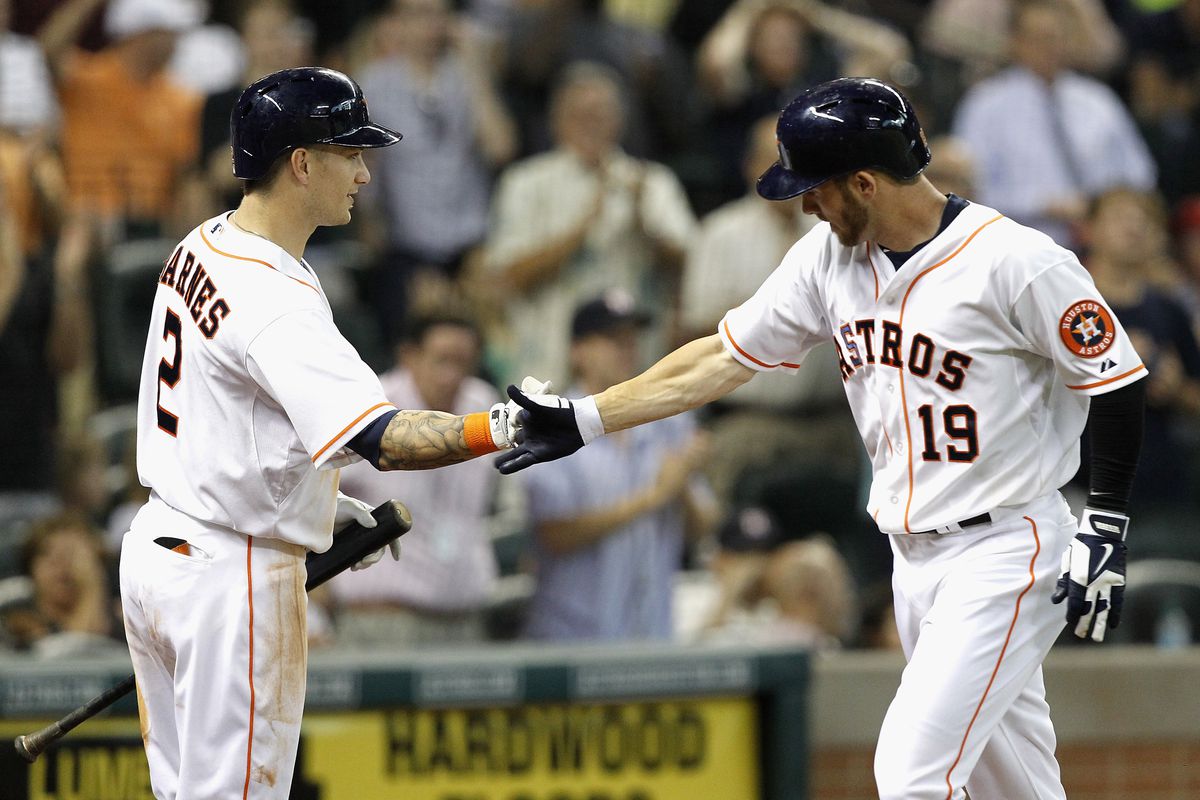 Robbie Grossman fails at fist bumping, but that's not a prerequisite for becoming a really good baseball player.