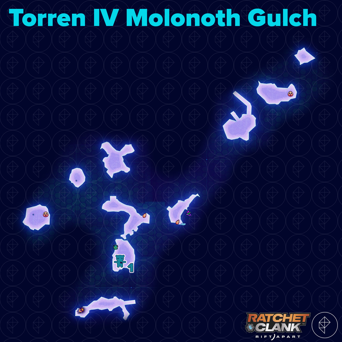 Ratchet &amp; Clank: Rift Apart collectibles guide: Torren IV Molonoth Gulch