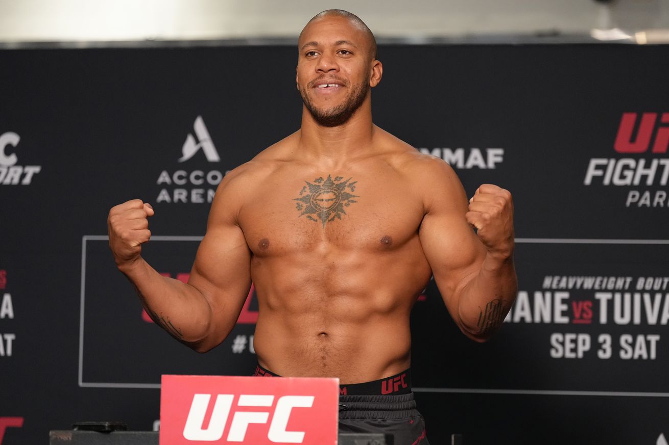 UFC Paris weigh-in results: Ciryl Gane gives up nearly 20 pounds to Tai Tuivasa on scale
