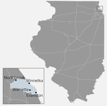 Illinois Senate 9th District map