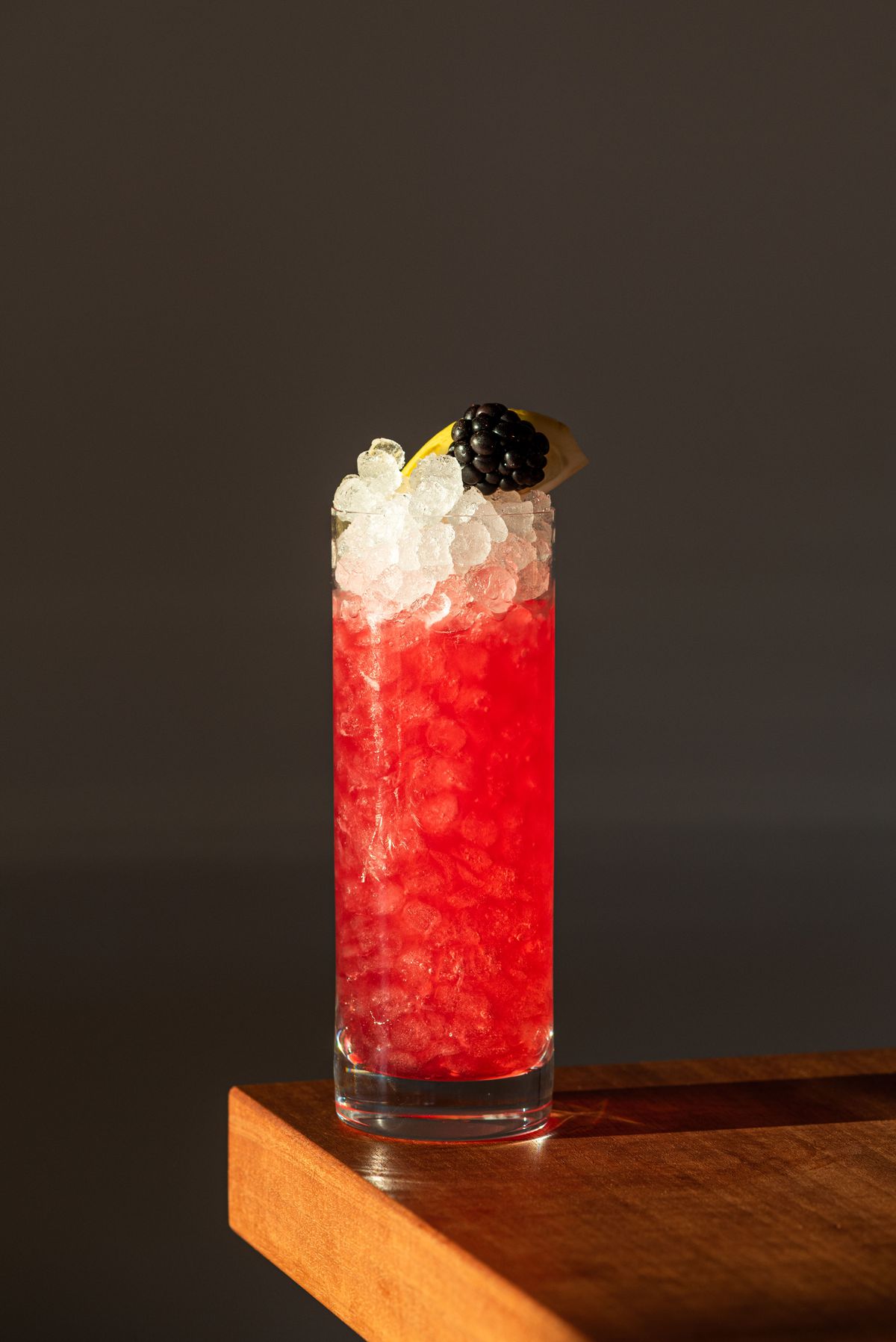 Blackberry hibiscus swizzle at Cha Cha Cha restaurant in Downtown Los Angeles