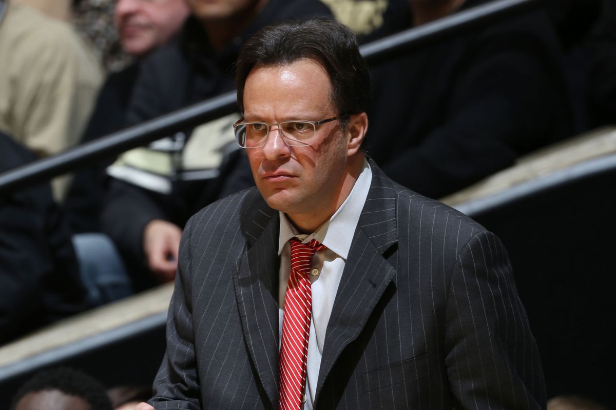 Tom Crean usually isn't this glum, but if he isn't glum now, he never will be. 