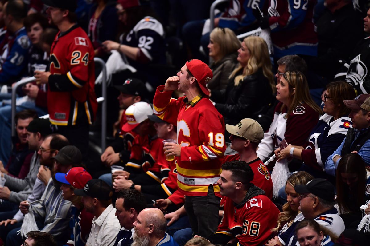 NHL: Stanley Cup Playoffs-Calgary Flames at Colorado Avalanche
