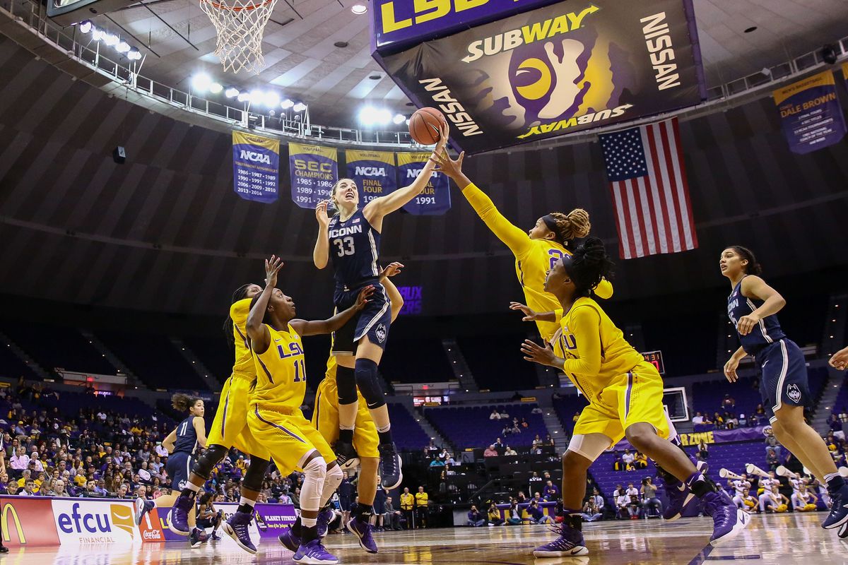 NCAA Womens Basketball: Connecticut at Louisiana State
