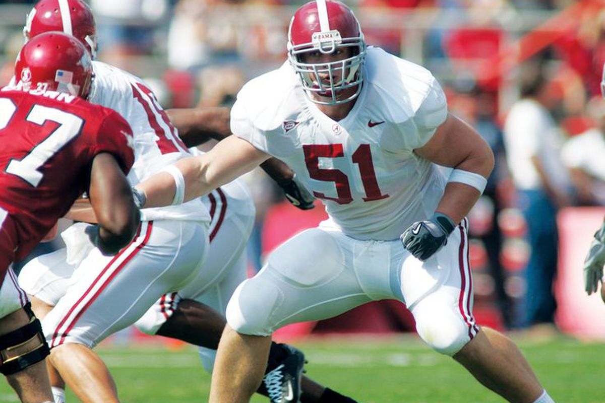 Evan Mathis was a four year starter for the Crimson Tide.