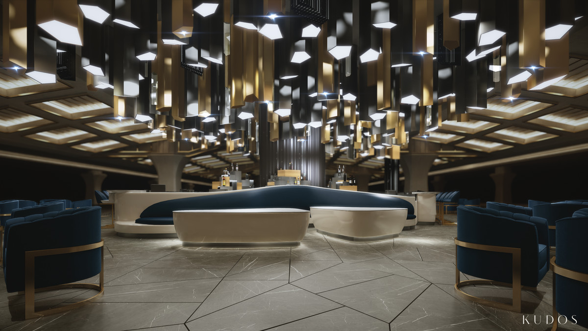 A rendering of Crystal Bar