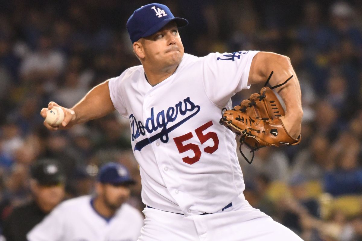 Who predicted Joe Blanton leading the Dodgers relievers in innings pitched?