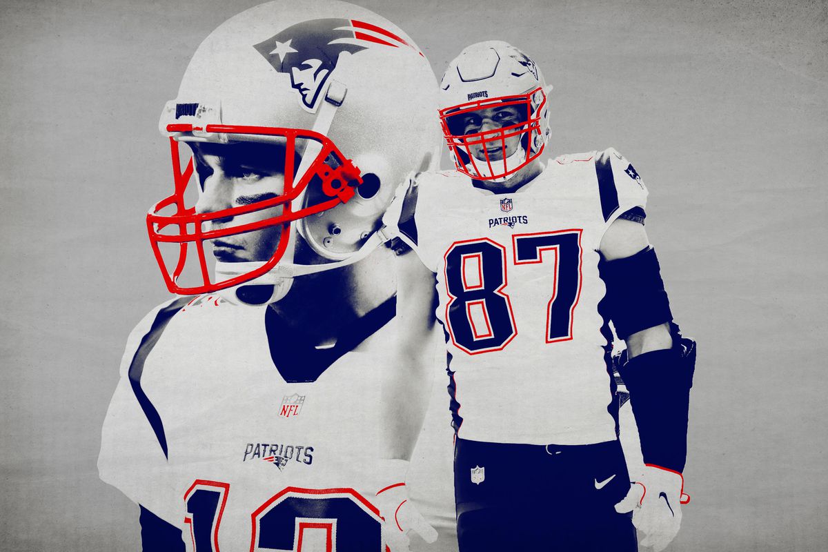 Tom Brady and Rob Gronkowski