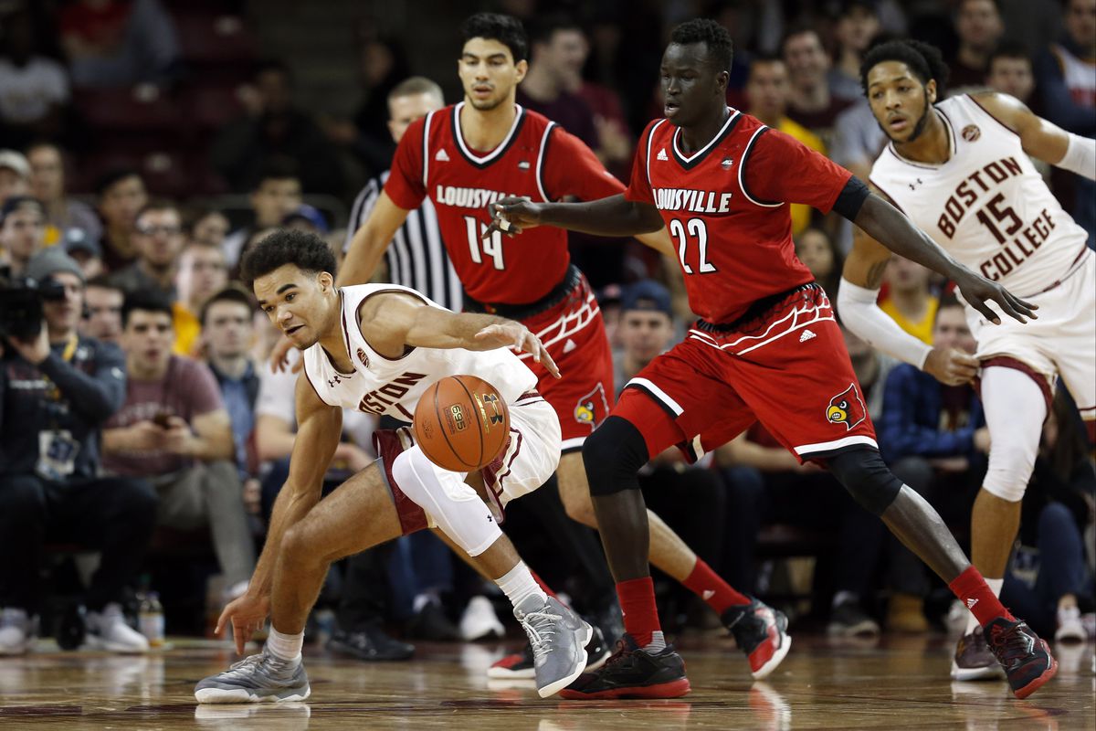 NCAA Basketball: Louisville at Boston College