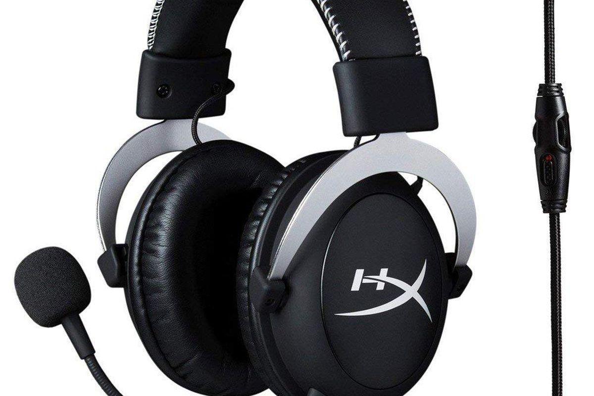 A product shot of the HyperX CloudX headset
