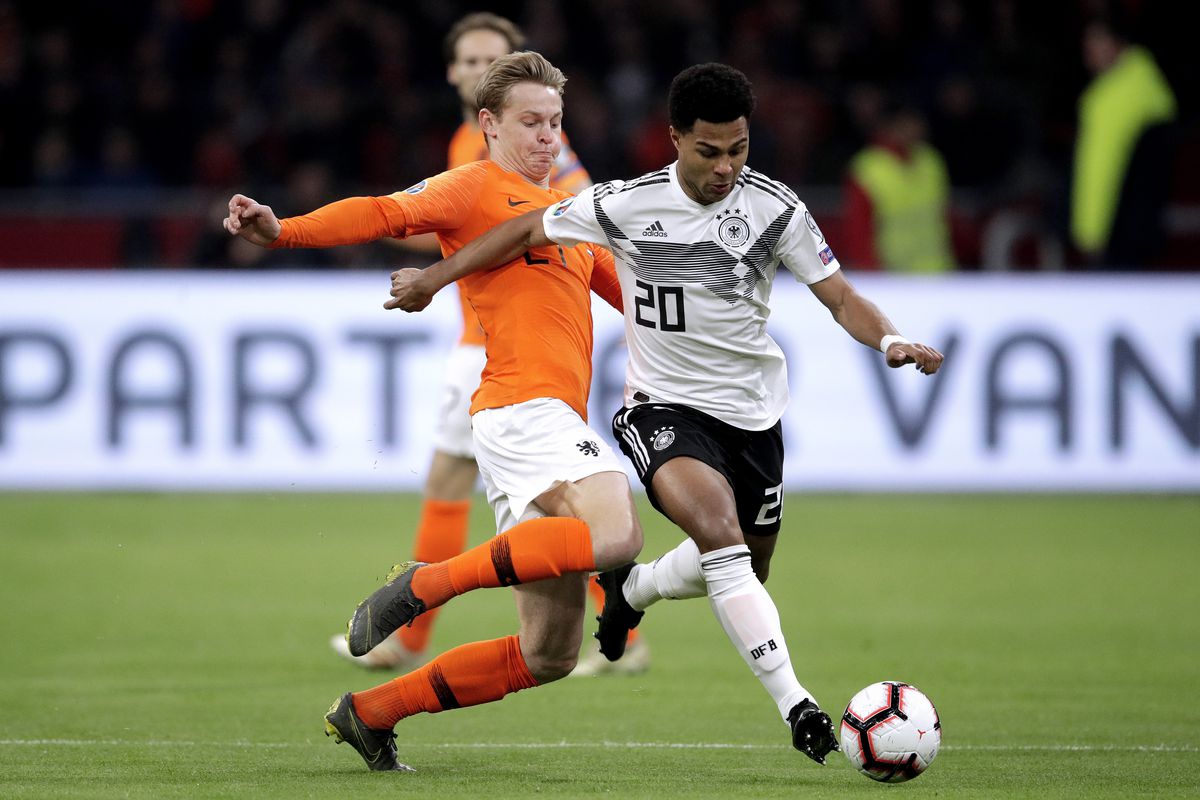 Holland v Germany -EURO Qualifier