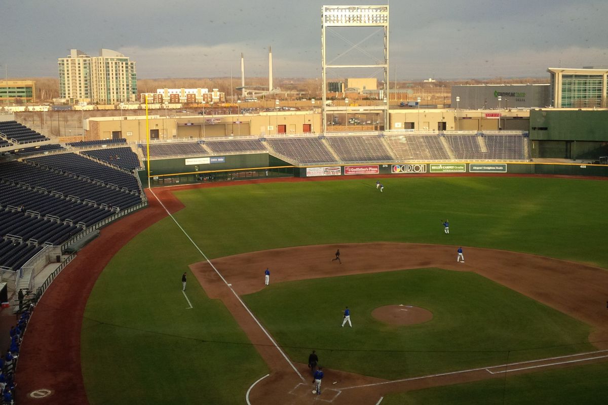 Ohio State is taking aim on player here, TD Ameritrade Park, home of the Big Ten Tournament.