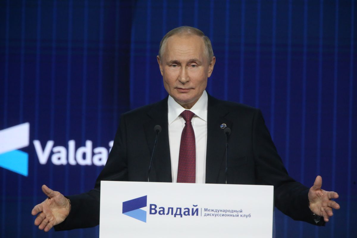 Russian President Putin At The Annual Valdai Discussion Club Event
