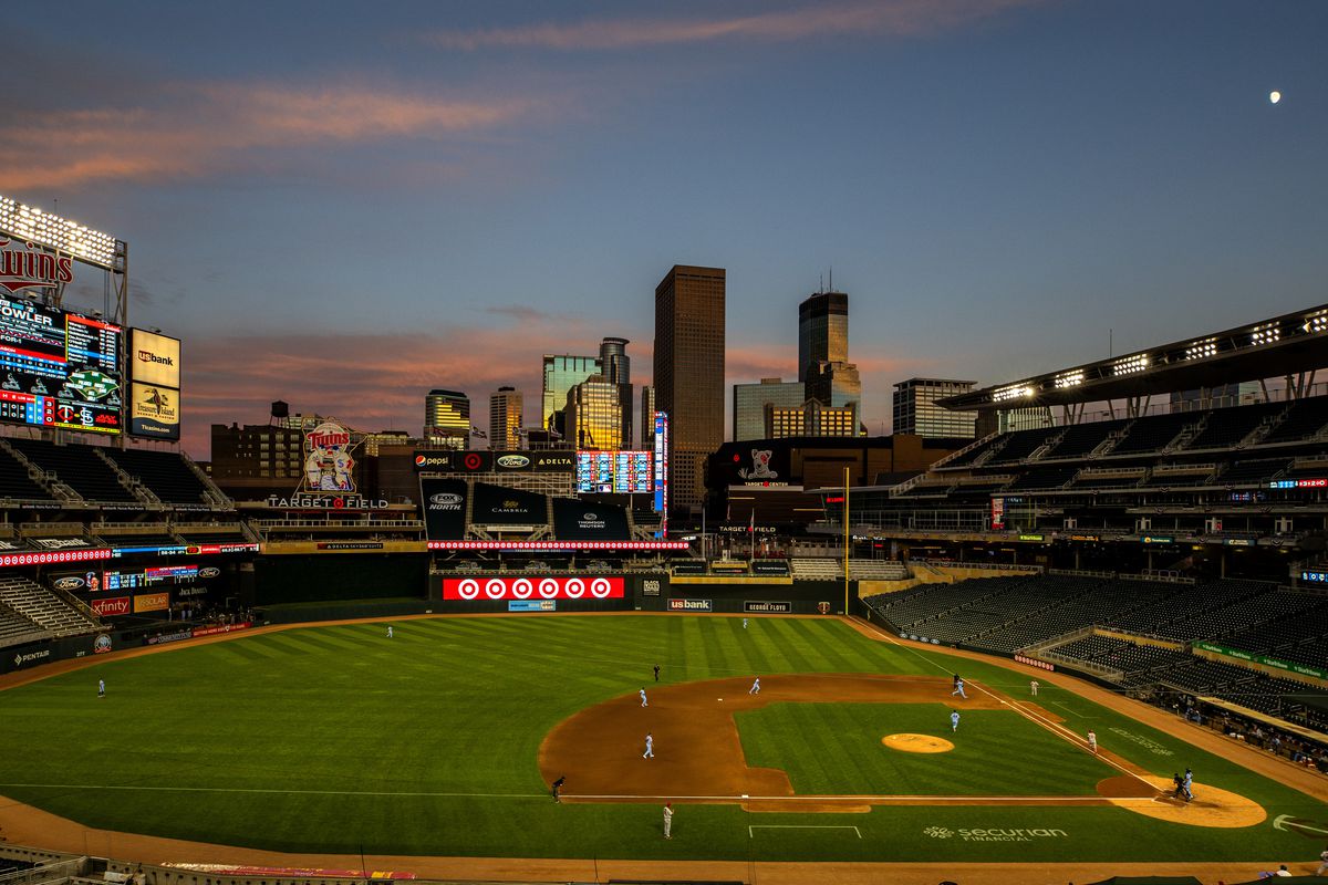 The Minnesota Twins play against the St Louis Cardinals