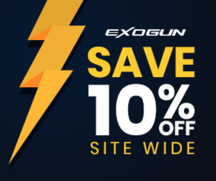 Enter code FISHTRIPES at checkout to save 10% sitewide on Exogun products