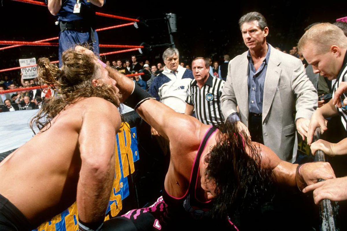 Vince McMahon was present at ringside.