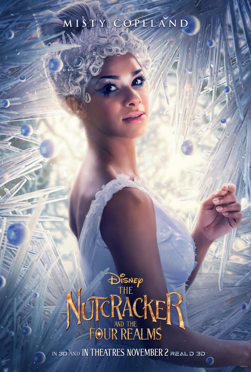 Misty Copeland in a poster for The Nutcracker and the Four Realms