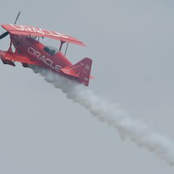 Team Oracle and Sean D. Tucker perform Saturday at the Chicago Air & Water Show. | Colin Boyle/Sun-Times