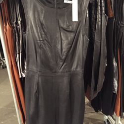 Trina Turk women's leather dress, $99
