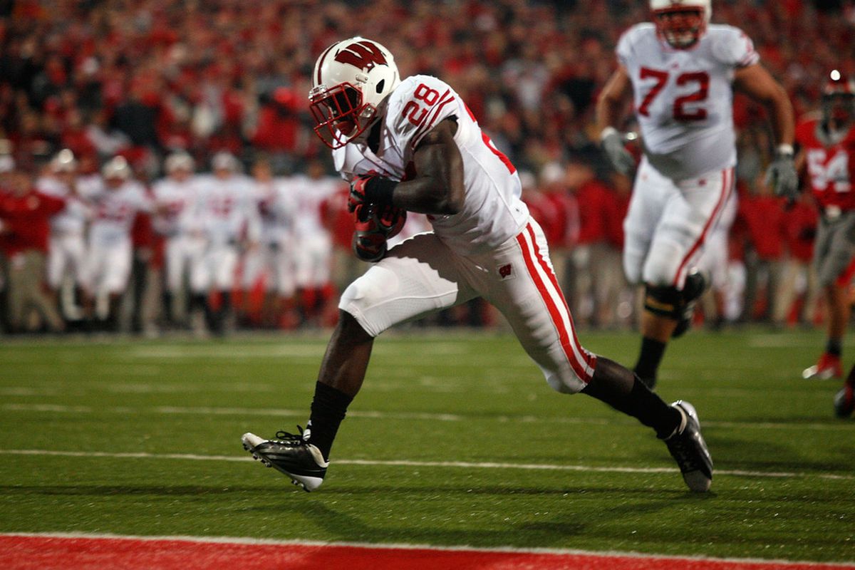Montee Ball will probably score many, many more touchdowns for the Badgers this season.