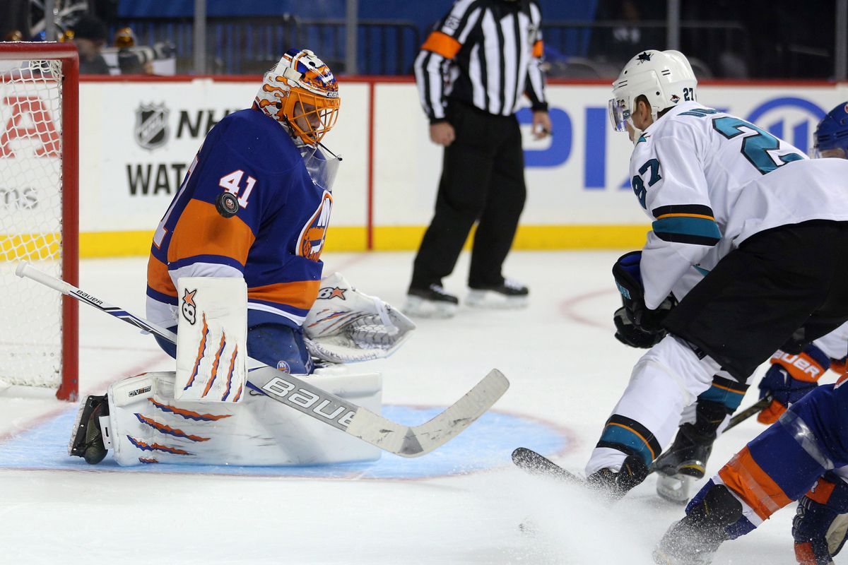 NHL: San Jose Sharks at New York Islanders