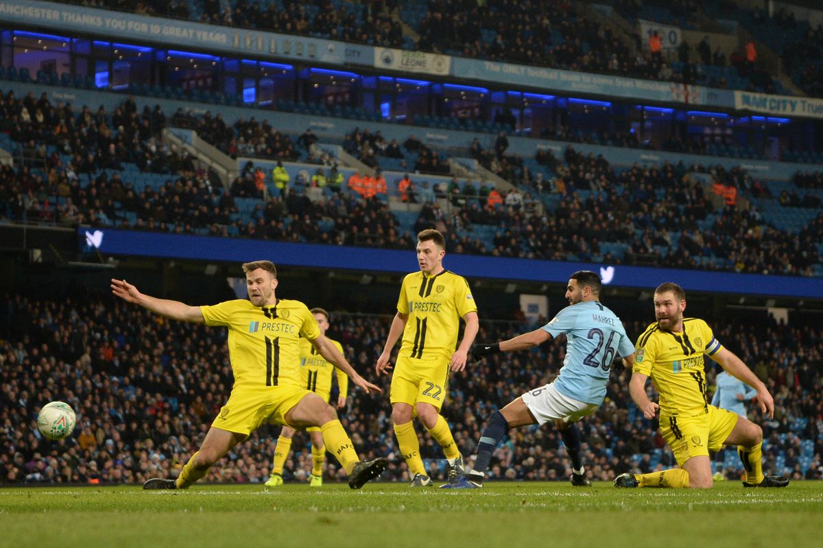 Manchester City v Burton Albion - Carabao Cup Semi Final: First Leg