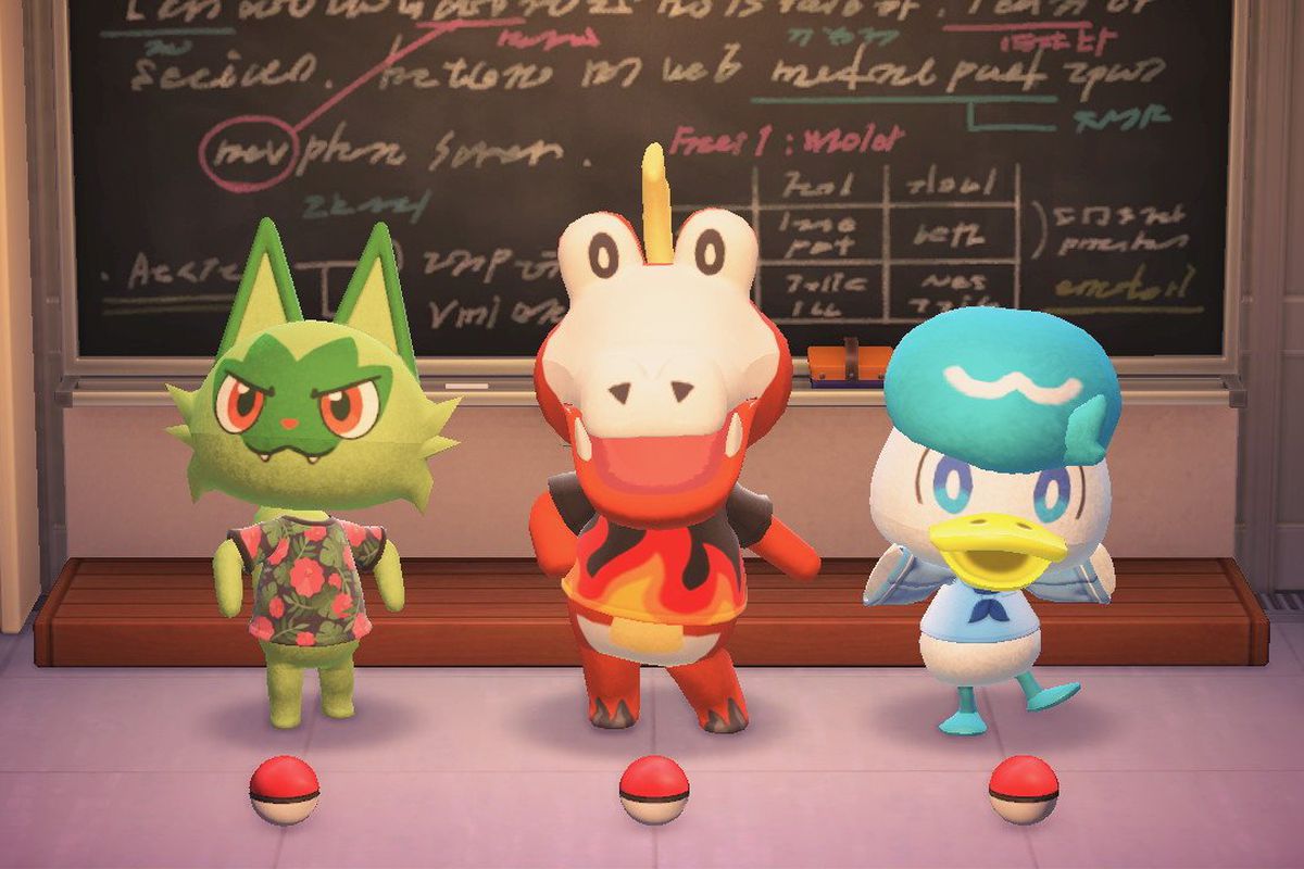 Pokémon Scarlet and Violet starters come to Animal Crossing in mod - Polygon