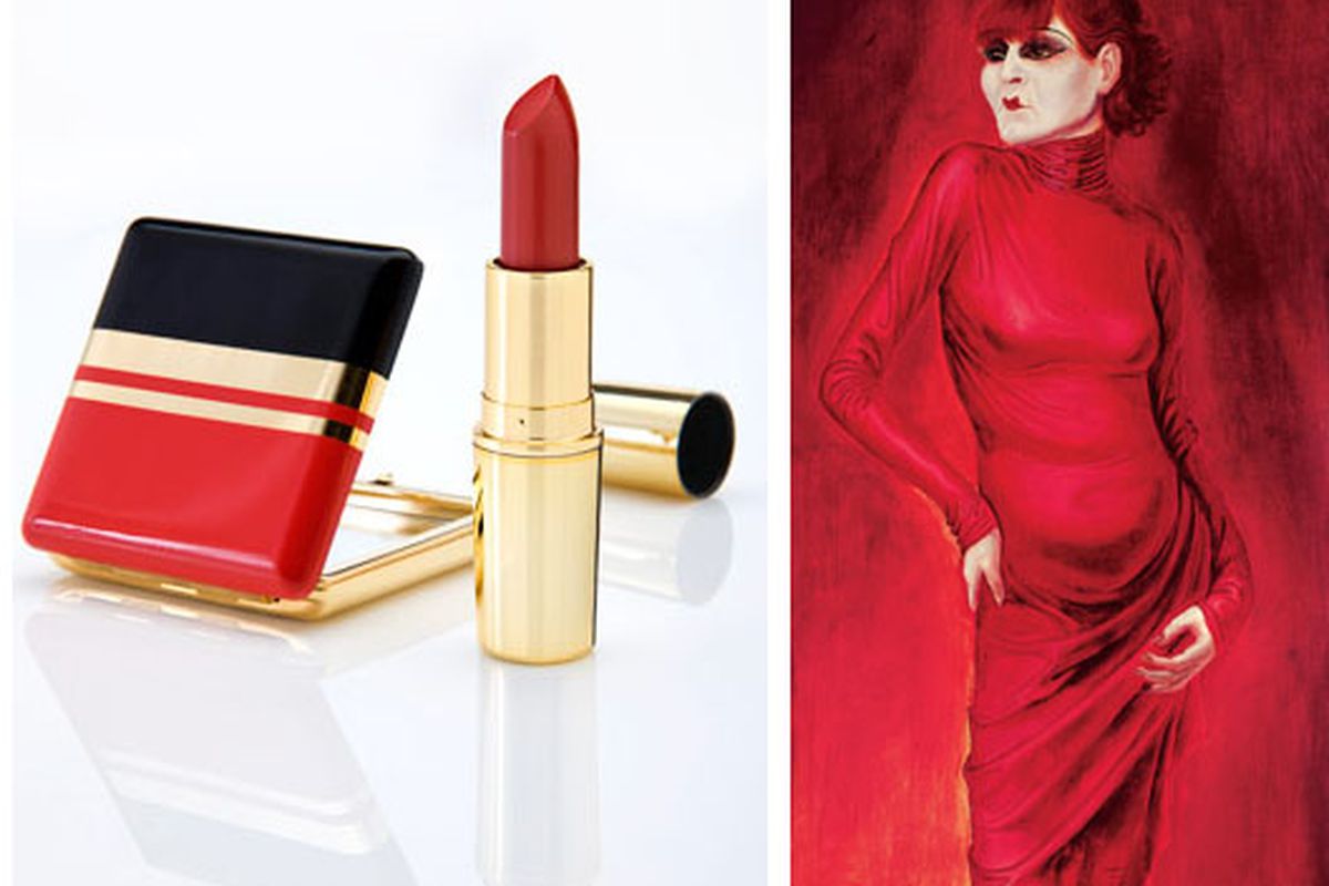 Images via <a href="http://www.style.com/beauty/beautycounter/2010/01/new-este-lauder-collab-is-ber-wunderbar/">Style.com</a>, <a href="http://arthistory.about.com/od/from_exhibitions/ig/glitterdoom/gad_07.htm">About.com</a>