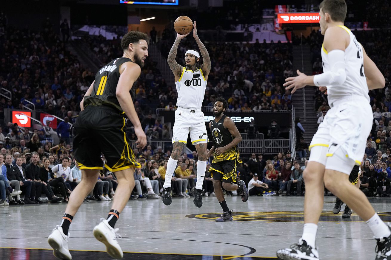 Jazz drop third straight game in Golden State against the Warriors