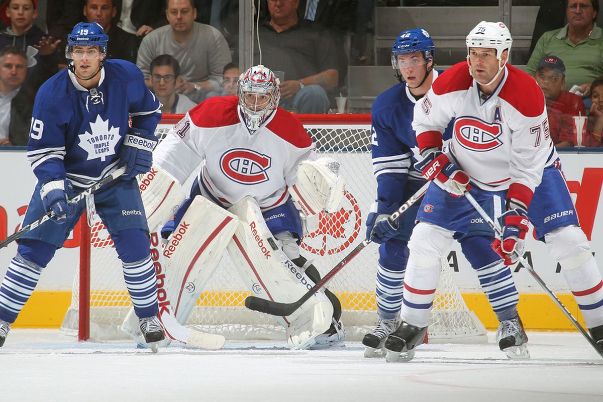 The Habs and Leafs meet for the second time this season, Saturday night at the Bell Centre. (Photo by Claus Andersen/Getty Images)