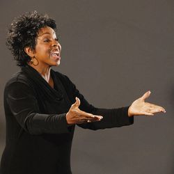Gladys Knight conducting the "Saints Unified Voices." Artist and seven-time Grammy Award-winner Gladys Knight's album called "Where My Heart Belongs" recently received the Image Award for Outstanding Gospel Album at the 46th NAACP Image Awards.