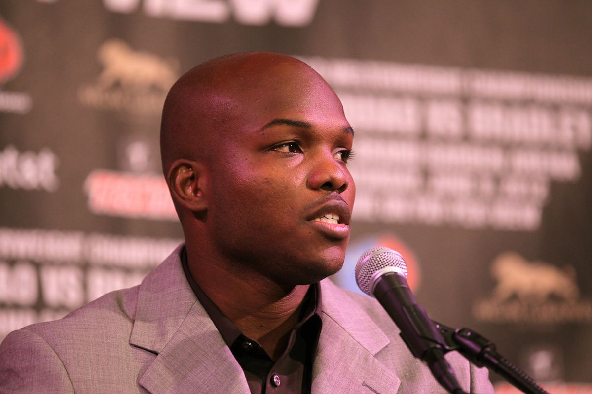 Timothy Bradley isn't concerned about having trouble adjusting to Manny Pacquiao on June 9. (Photo by Stephen Dunn/Getty Images)