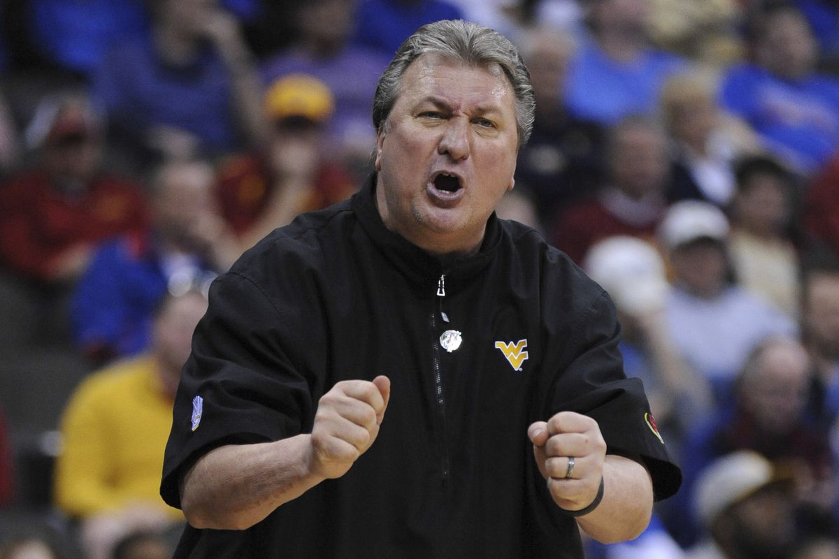 Coach Huggins attempts to motivate his team.