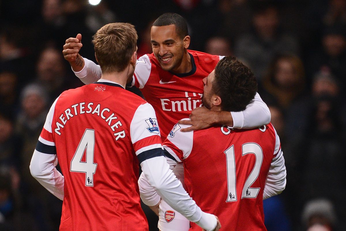 Theo Walcott LOVES playing against West Ham...Question is, will he get the start?