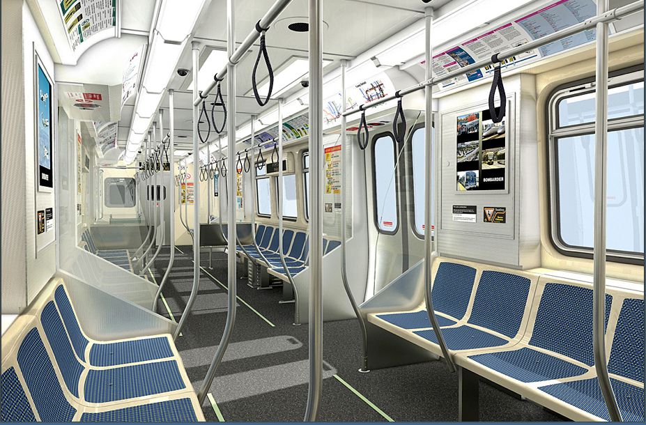 The CTA touted the “bowling alley” look of the Series 5000 cars when they were new in 2009. About 90 percent of the seats faced the aisle. Most riders hated them. | Provided photo