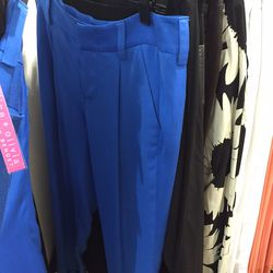 Cobalt blue trousers, $89 (were $253)