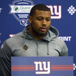 B.J. Goodson meets the press [William Hauser-USA TODAY Sports]