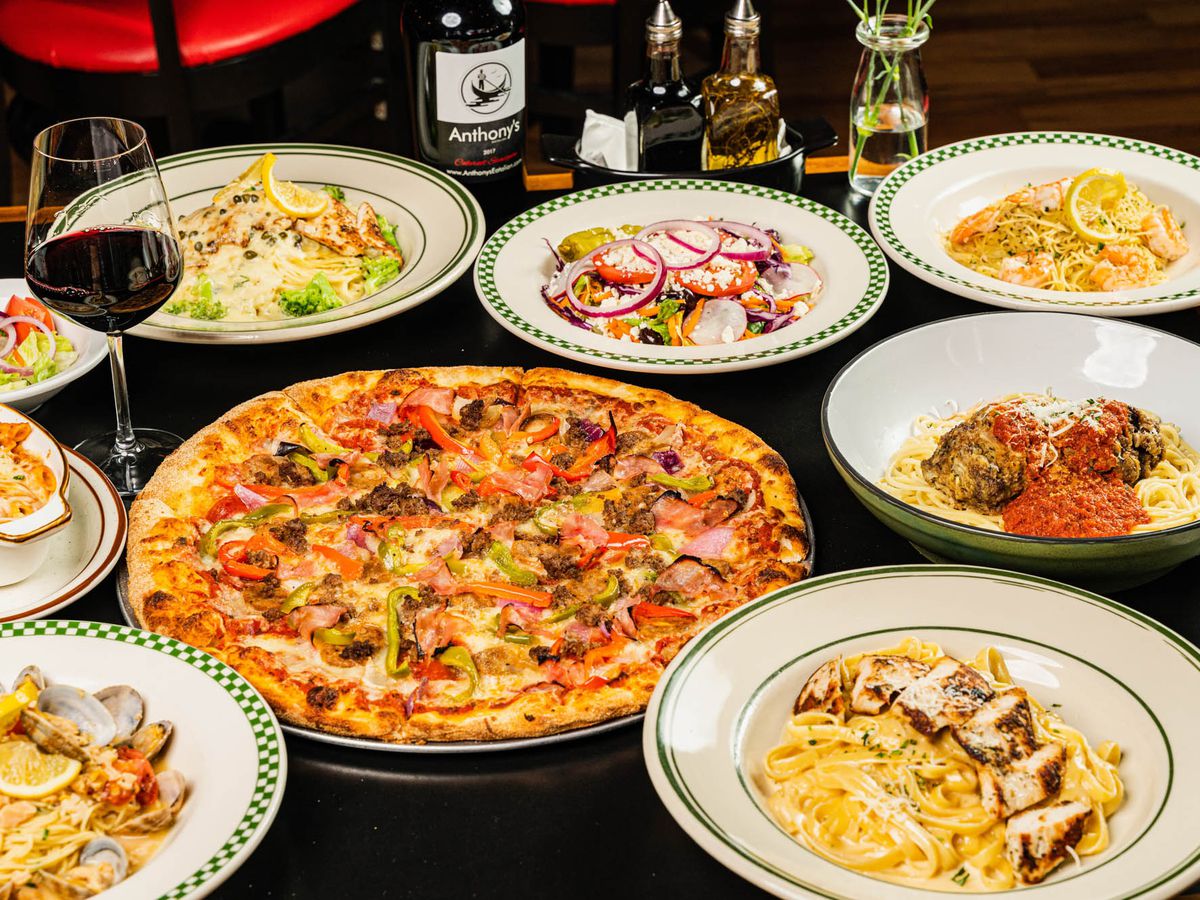 Pastas and pizzas are among the dishes available at Anthony’s Eatalian.