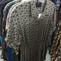 Buttondown dress, $85