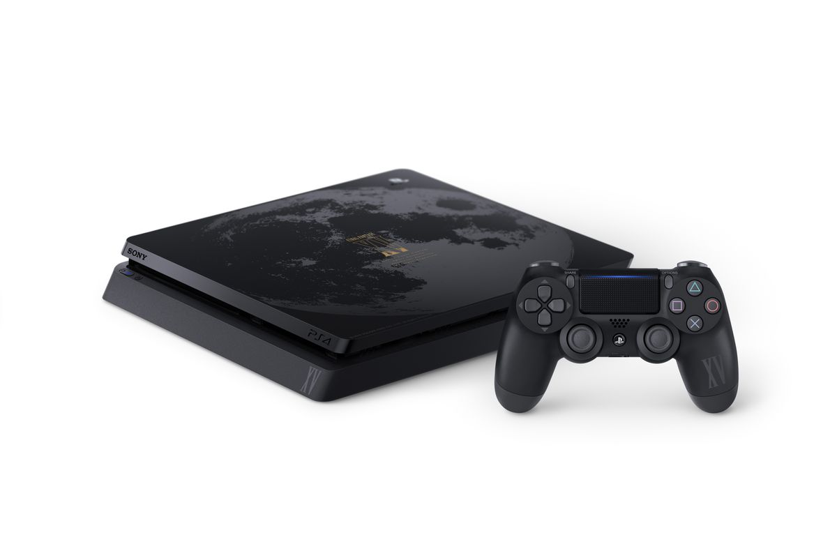Look at this limited edition Final Fantasy XV slim PS4 - The Verge