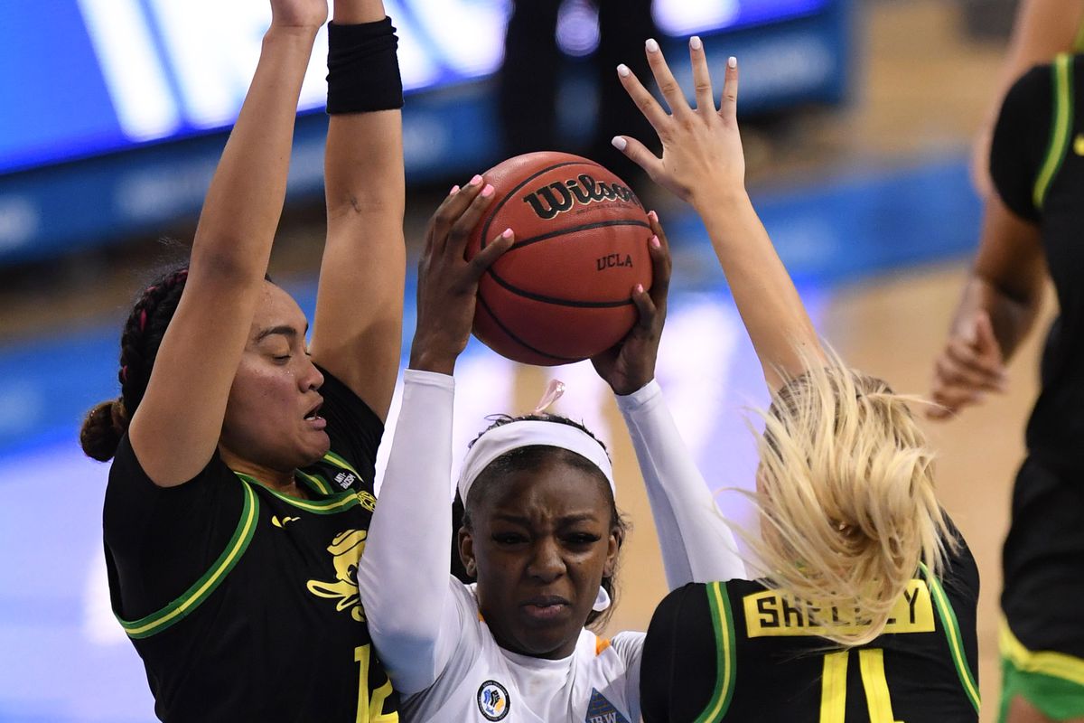 UCLA Bruins defeated the Oregon Ducks 83-56 during a NCAA basketball game.