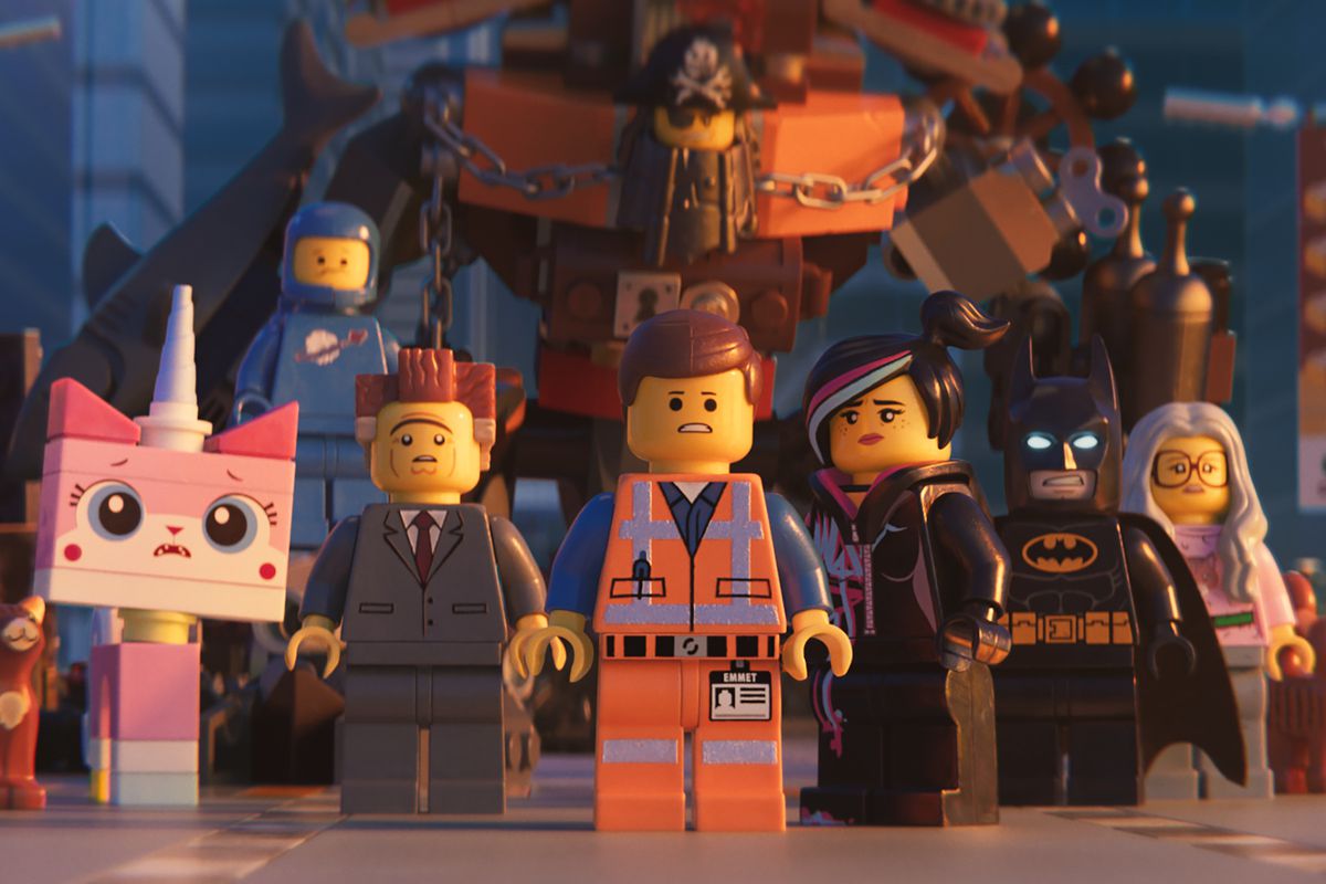 Characters from The Lego Movie 2.