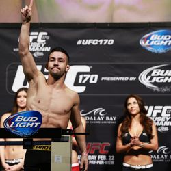 UFC 170 weigh-in photos