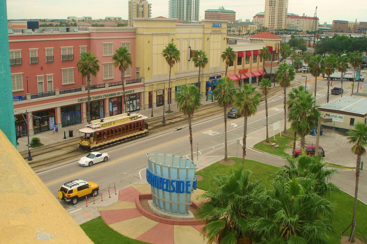 This view of Channelside Bay Plaza nolonger exists / is now obstructed.