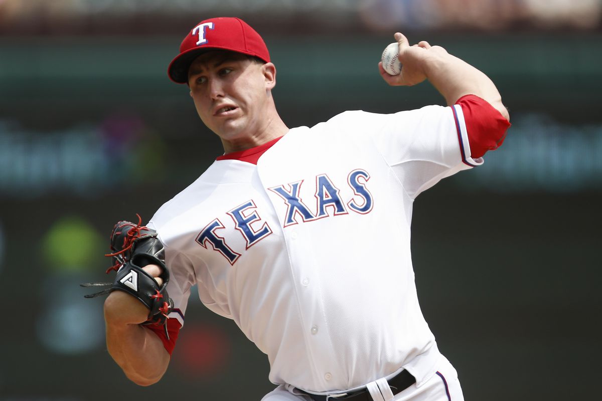 Derek Holland pictured making our hearts sing
